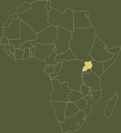 zambia op kaart afrika